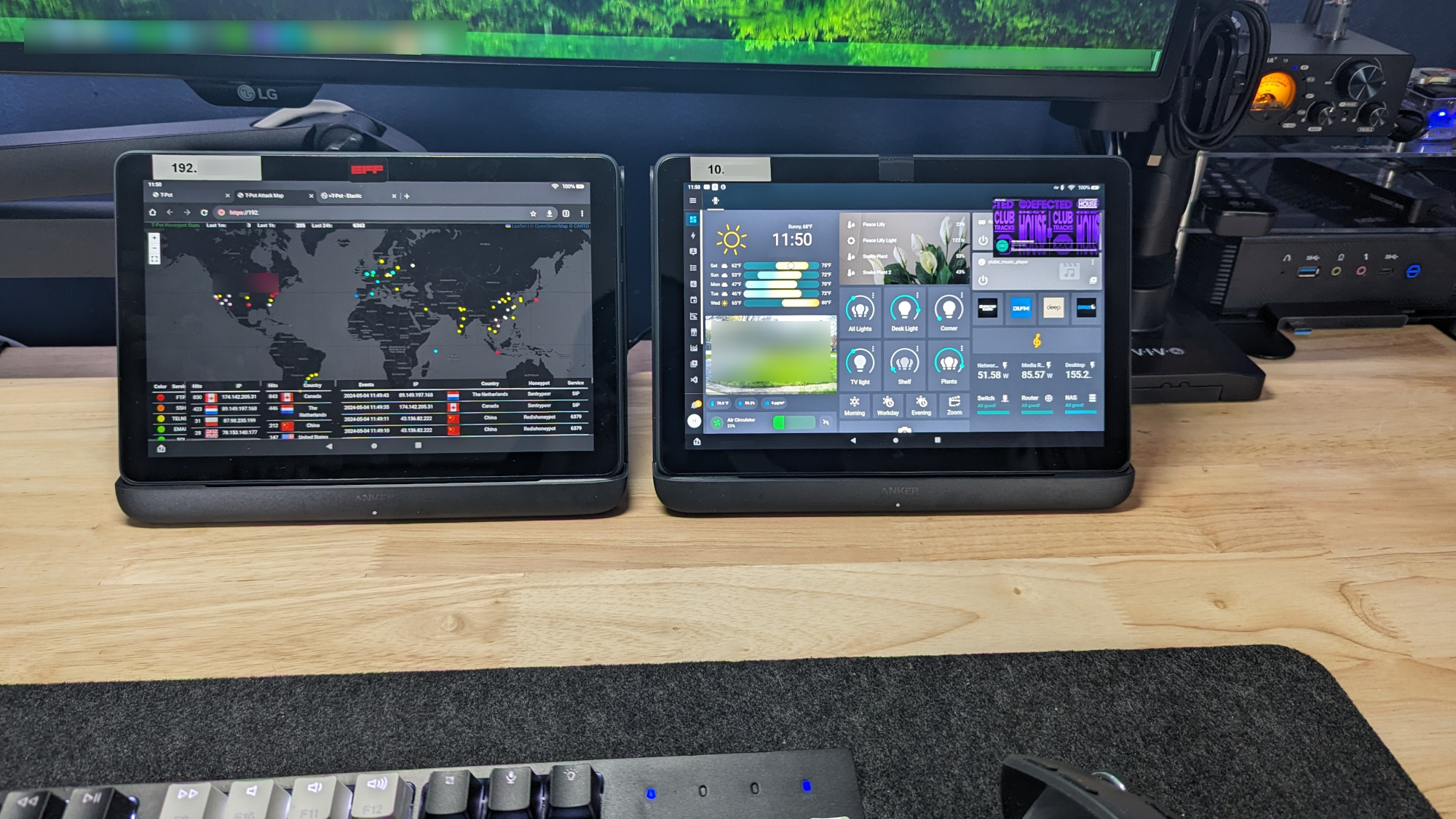 2 Fire 10 Plus tablets on separate LANs