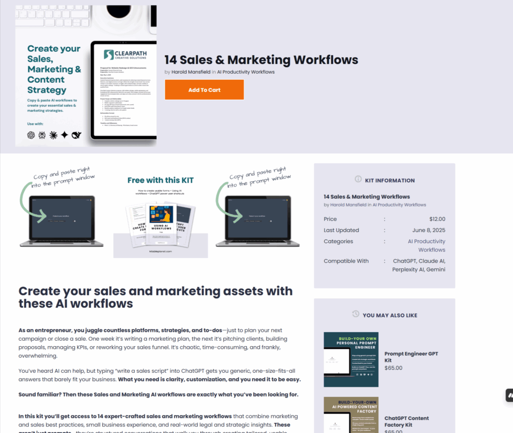 Sales and Marketing Workflows