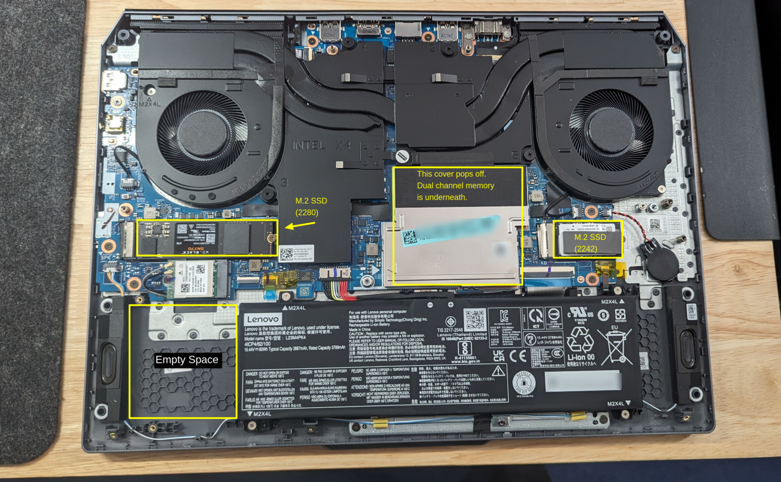 Lenovo LOQ guts